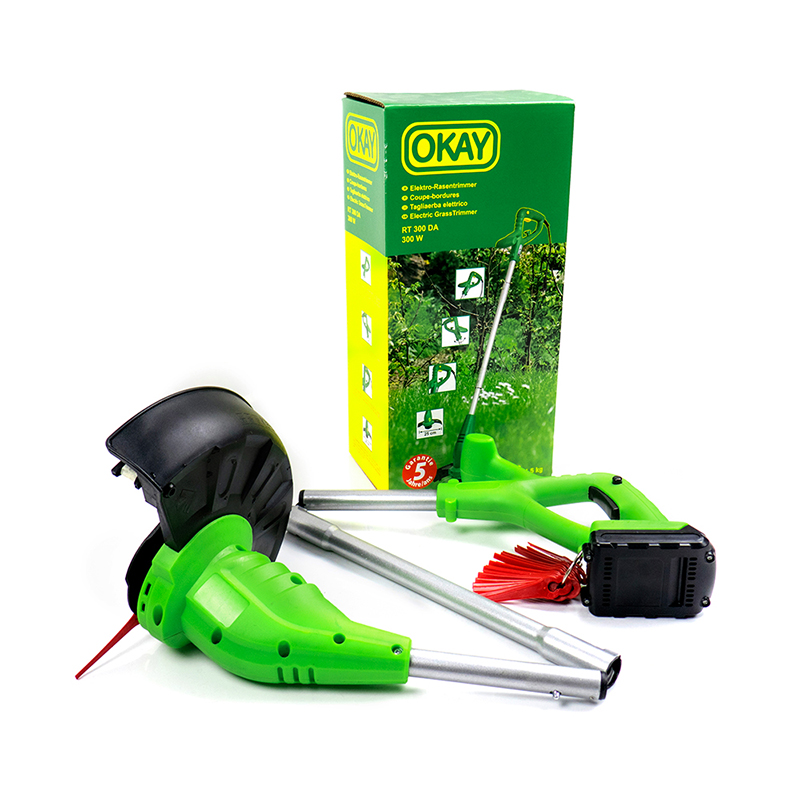 GT1707 Löstagbar sladdlös strängtrimmer Kantklippare Batteridriven grästrimmer